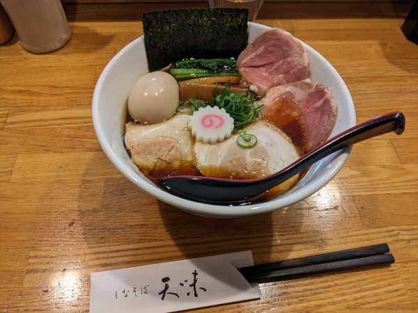 「特製しなそば+大盛り（無料）」@しなそば 天味の写真