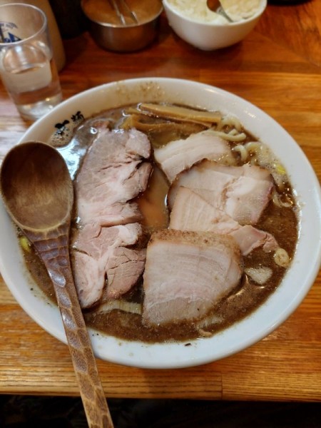「半ミックス肉麺」@麺 髙はしの写真