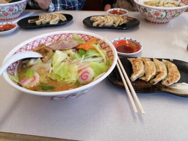 「味噌野菜ラーメン」@めん丸 塩山店の写真