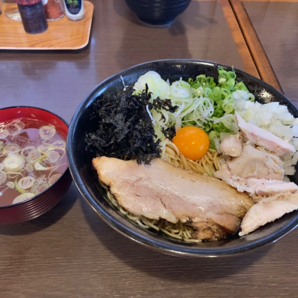 「チーユ混ぜそば（大）￥1,100」@つけ麺 弥七の写真