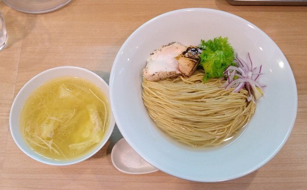 「つけ麺(塩)＋ワンタン」@そば～じゅの写真