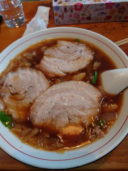 「醤油らんしゅう麺チャーシュー入り」@御食事処 やちよの写真