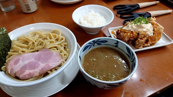 「つけ麺＋鶏南蛮セット」@全開マグちゃんの写真