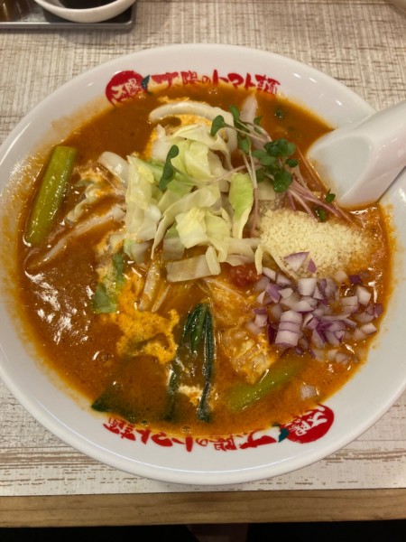 「濃いエビクリ¥980」@太陽のトマト麺 福島駅前支店の写真