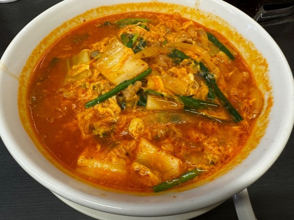 「チゲ味噌ラーメン」@日高屋 後楽園白山通店の写真