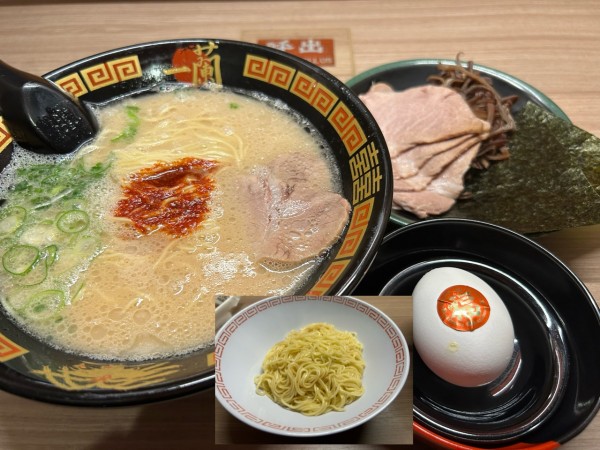 「ICHIRAN5選1620円、替玉210円」@一蘭 水戸店の写真