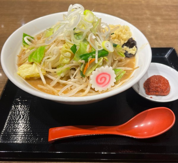 「味噌タンメン(850円)＋大盛(150円)＋辛みそ(100円)」@湯菜坊の写真