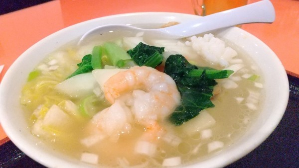 「#海鮮麺 #回鍋肉丼 #950円」@萬新菜館の写真