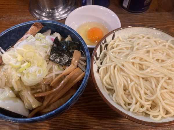 「もり野菜+生卵」@東池袋大勝軒 本店の写真