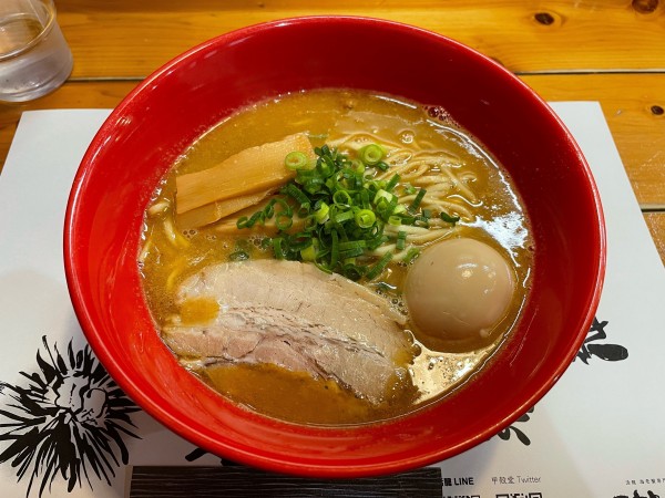 「ウニそば」@活龍 海老蟹専門 甲殻堂の写真