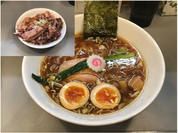 「手打ち中華 900円＋クーポン味玉」@白河手打ちラーメン アサガキタの写真