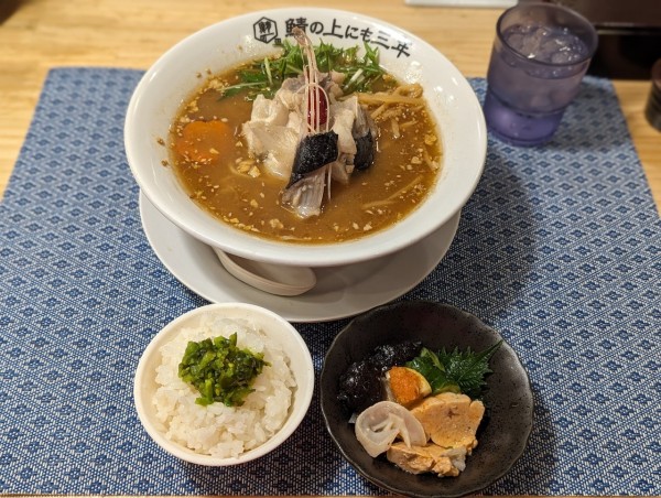 「北海道のアンコウ味噌ラーメン」@麺屋 鯖の上にも三年の写真