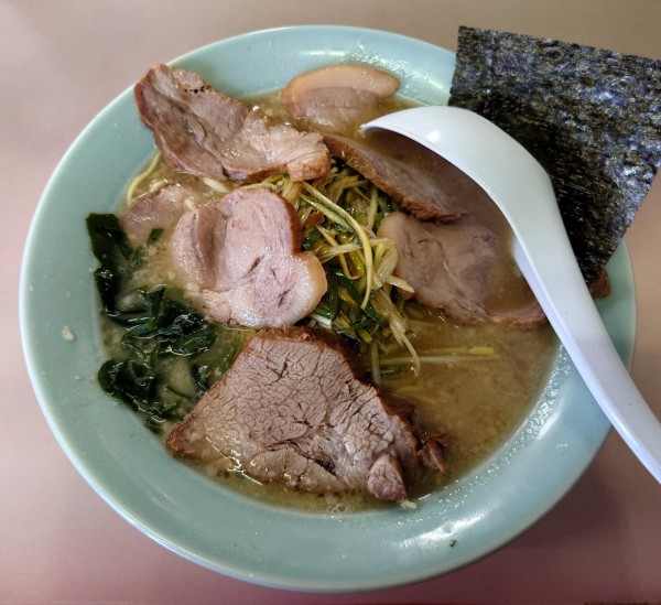 「ネギチャーシューメン(1000円)」@ラーメンショップ吉間家の写真