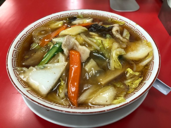 「五目あんかけラーメン」@大阪王将 東長崎店の写真