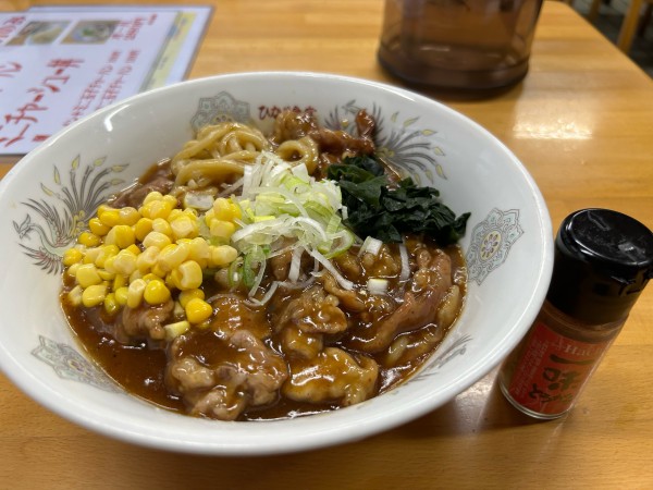 「【限定】肉あんかけラーメン900円」@ひかり食堂の写真