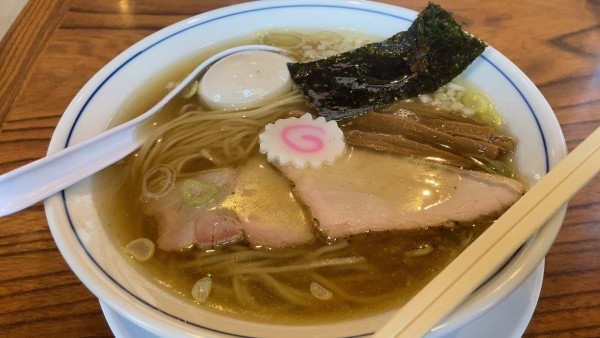 「中華そば煮玉子入り」@ラーメンきく屋の写真