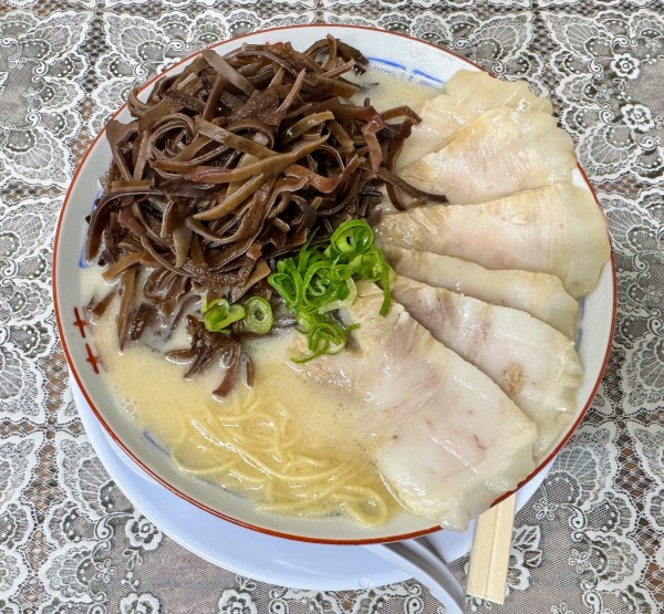 「チャーシューキクラゲラーメン」@博多元気一杯‼︎の写真
