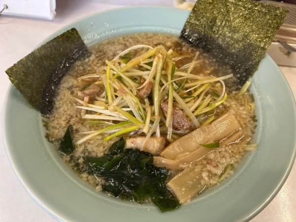 「ネギラーメン　並　麺硬　750円」@ラーメンショップ 片柳店の写真