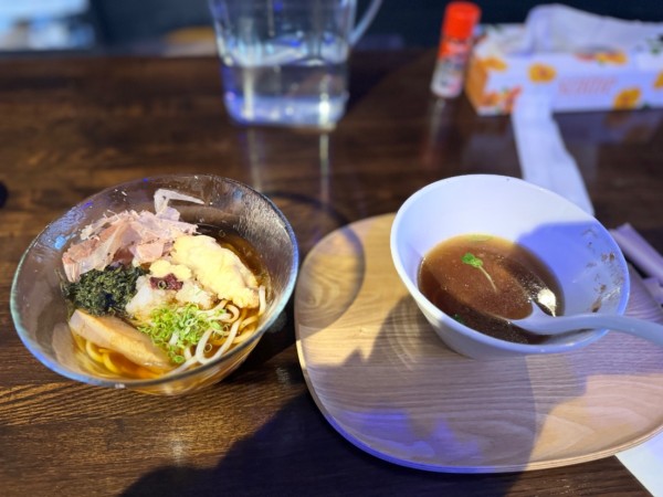 「朝ラーメンセット(温・冷)  1150円」@まる藤ラーメンの写真