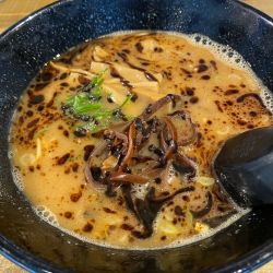 豚骨ブラック900円➕バリカタ