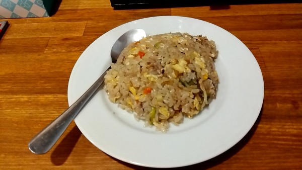 「半チャーハン（３５０円）」@龍ラーメンの写真