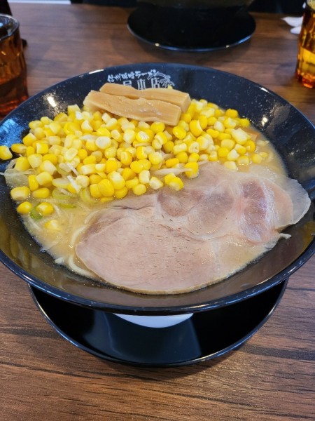 「味噌コーンラーメン」@信州味噌ラーメン 竹屋本店の写真