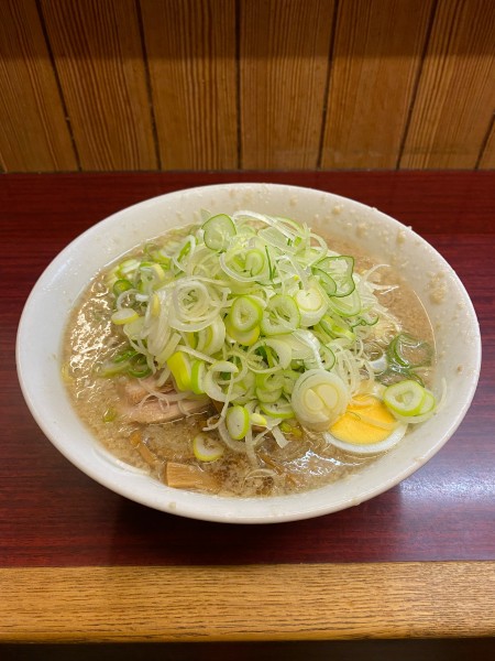 「ラーメン中盛　ネギ増し」@関越ラーメン 仙龍の写真