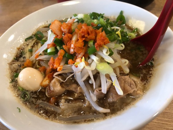 「さんまカレーラーメン」@らーめん ふじもとの写真