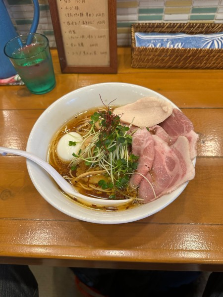 「醤油SOBA」@麺屋 Hulu-luの写真