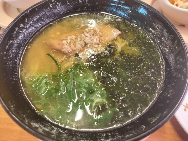「むかん監修　牡蠣塩ラーメン　490円」@スシロー 町田木曽店の写真