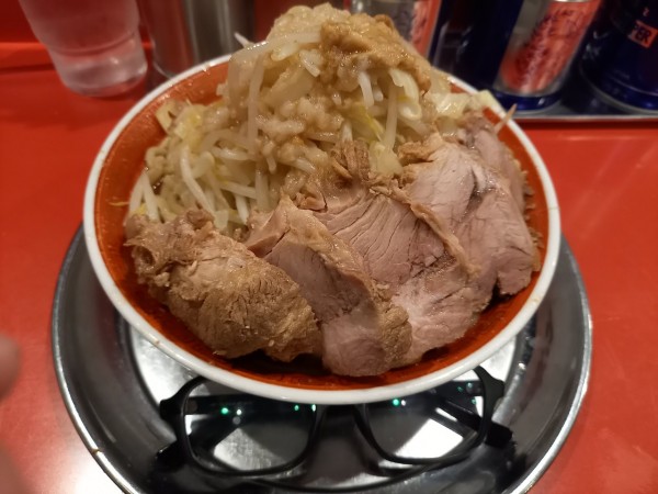 「小ラーメン豚入り(野菜増し・アブラ増し)」@ラーメンタロー 大森の陣の写真