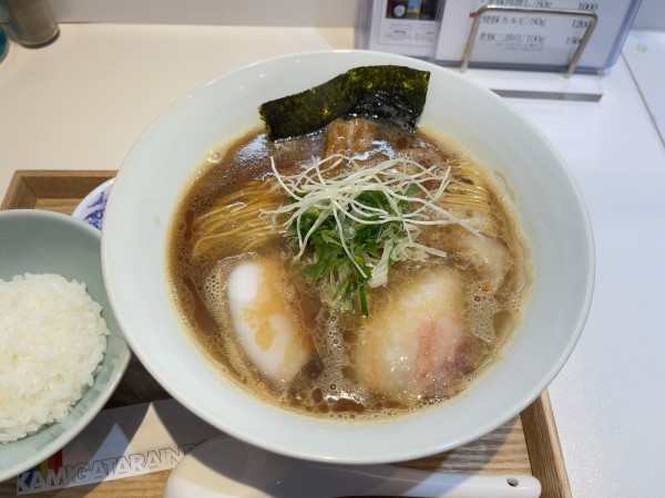 「醤油アマギ2rd並（1800円）」@上方レインボーの写真