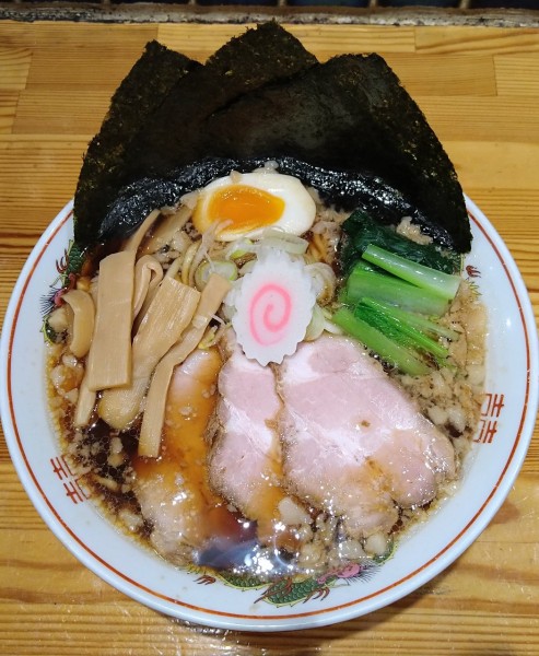 「醤油全部のせ 1150円」@ユース軒の写真