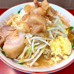 ラーメン（1000円）、ニンニク、アブラ