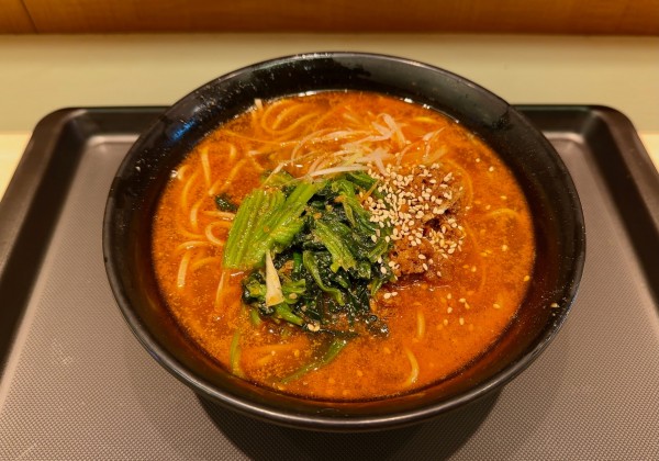 「坦坦そば(600円)」@名代 富士そば 六本木店の写真