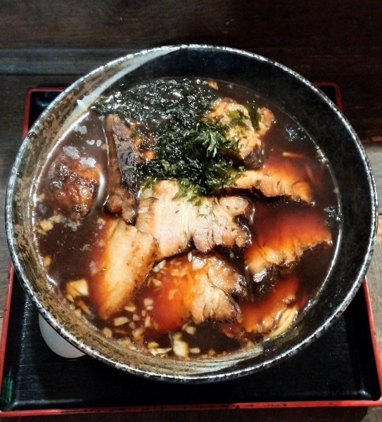 「竹岡ラーメン 900円＋チャーシュー 300円」@石井の屋台食堂の写真