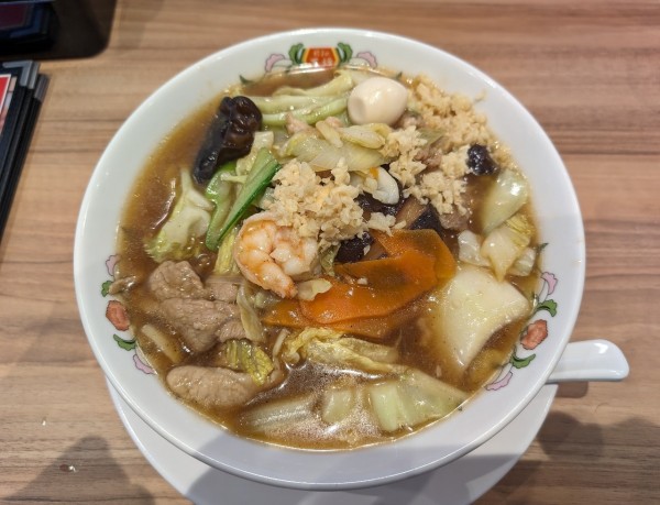 「五目あんかけラーメン」@餃子の王将 国道50号結城店の写真