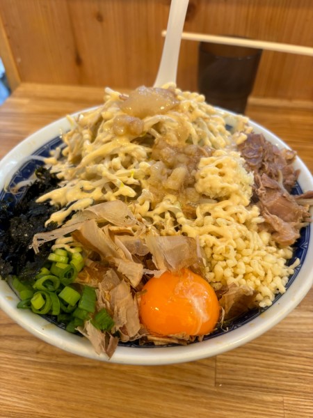 「汁なし 全マシ」@自家製麺223の写真