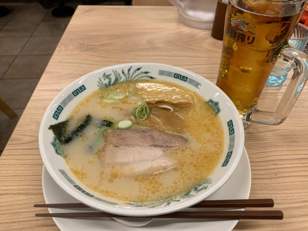 「とんこつラーメン 480円」@日高屋 巣鴨地蔵通店の写真
