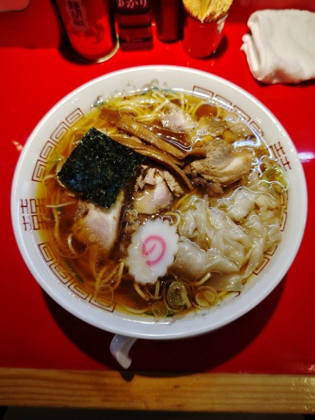 「チャーシューワンタン麺(1,150円)」@マルフル食堂 市役所通り店の写真