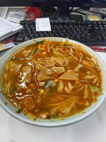 「辛子みそ野菜ラーメン」@お花食堂の写真