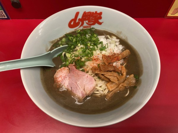 「濃厚煮干しらーめん」@ラーメン山岡家 新すすきの店の写真