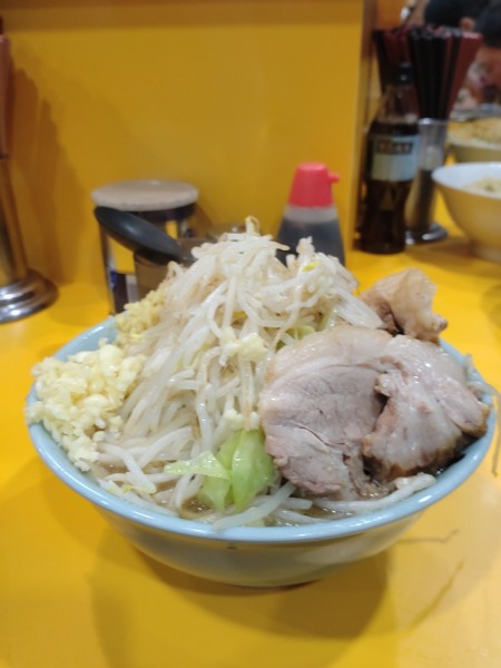 「小ラーメン　ニンニク　しょうが✕２」@ラーメン二郎 八王子野猿街道店2の写真