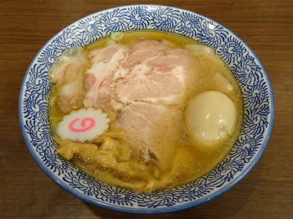「特製塩中華そば（1,070円）＋炙りチャーシュー丼」@中華そば ふうみどうの写真