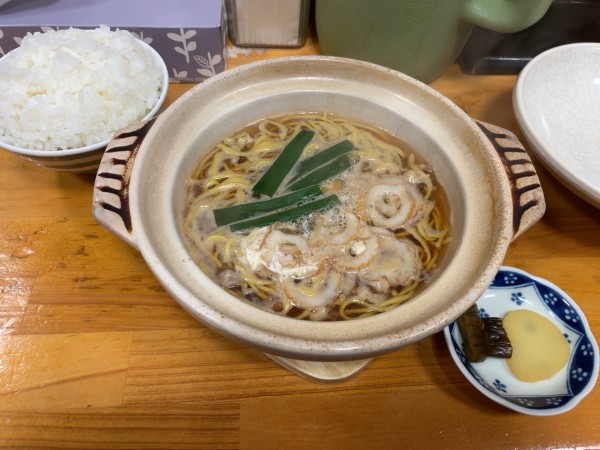 「鍋焼きラーメン」@鍋焼きラーメン千秋の写真