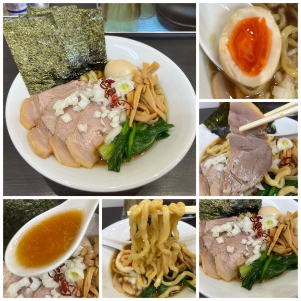 「禿醤油 1000円 特製 400円」@自家製手打ち麺 禿の写真