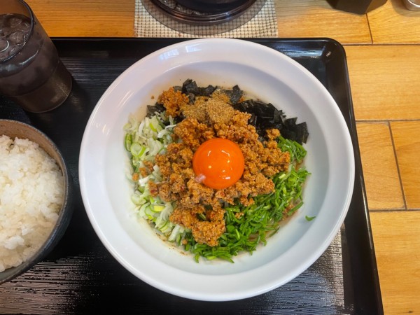 「台湾まぜそば ¥950 無料ライス」@ときわ亭の写真