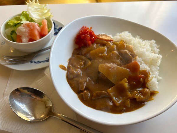 「カレーライス700円+コーヒー100円(モーニングセット)」@喫茶エンゼルの写真