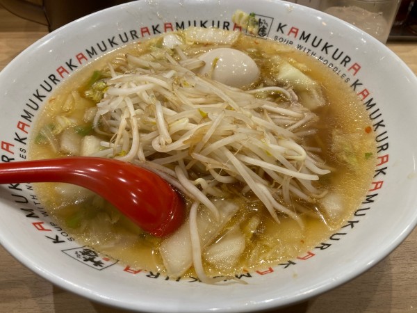 「小チャーシューもやし味玉」@どうとんぼり神座 中野サンモール店の写真