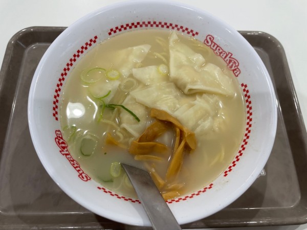 「ワンタン麺　￥５６０」@スガキヤ イオンモール大髙店の写真